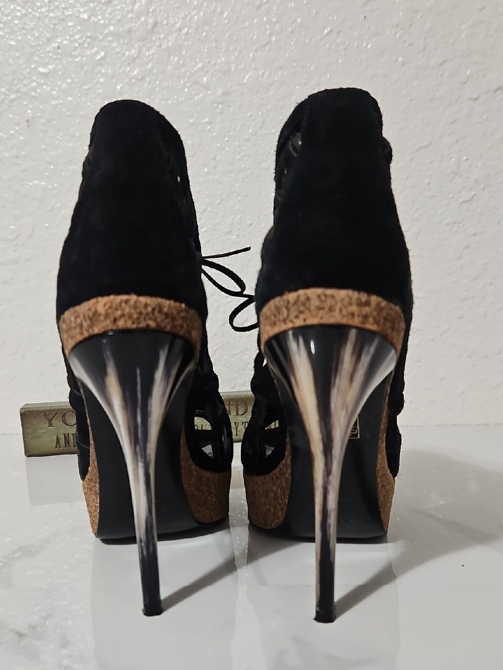 Burberry Prorsum Runway Durfield Caged Ankle Booties